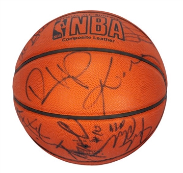 1999-2000 Los Angeles Lakers Team Signed Championship Basketball Including Bryant and ONeal
